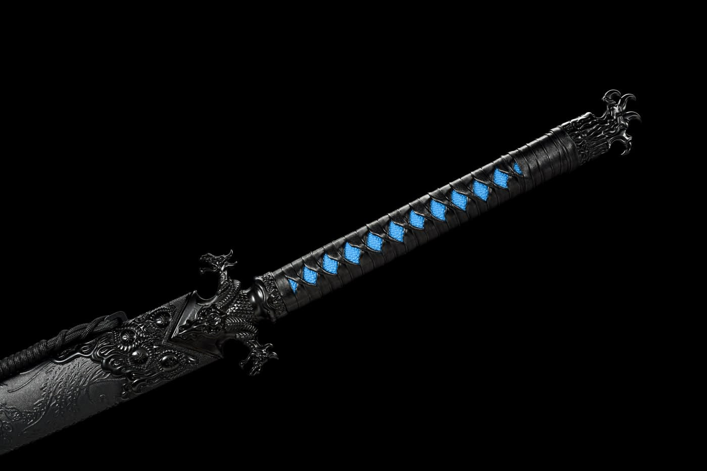 Dragon dao,Machetes Sword Real,Hand Forged Damascus Steel Blade,Alloy Fittings,LOONGSWORD