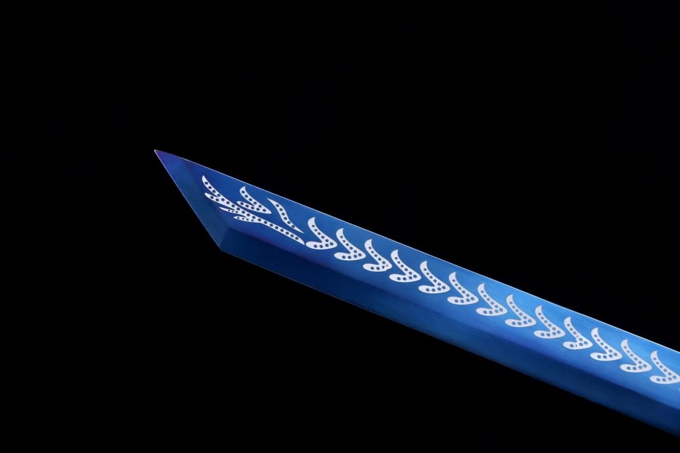 Hand Forged Black Gold Dao Saber,Forged 1060 Carbon Steel Blade,Alloy Fittings