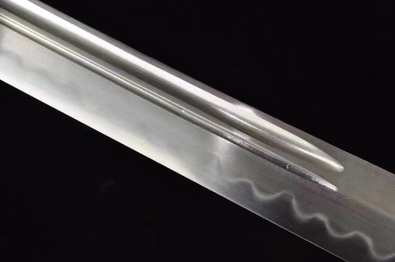 Hand Forged Black Gold Ancient Knife,Handmade Damascus Steel Blade,Brass Fittings