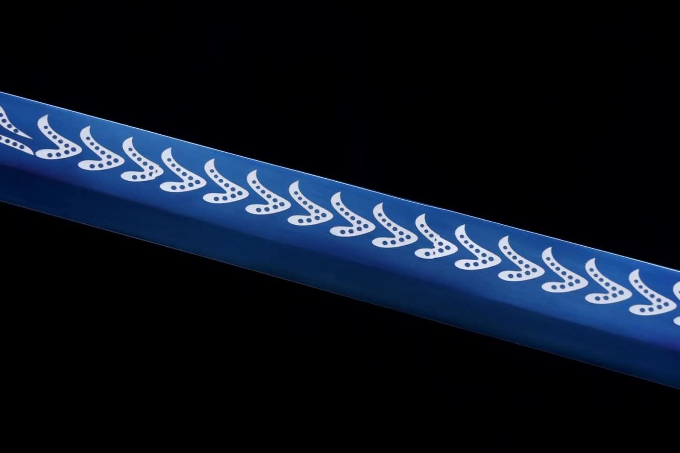 Hand Forged Black Gold Dao Saber,Forged 1060 Carbon Steel Blade,Alloy Fittings