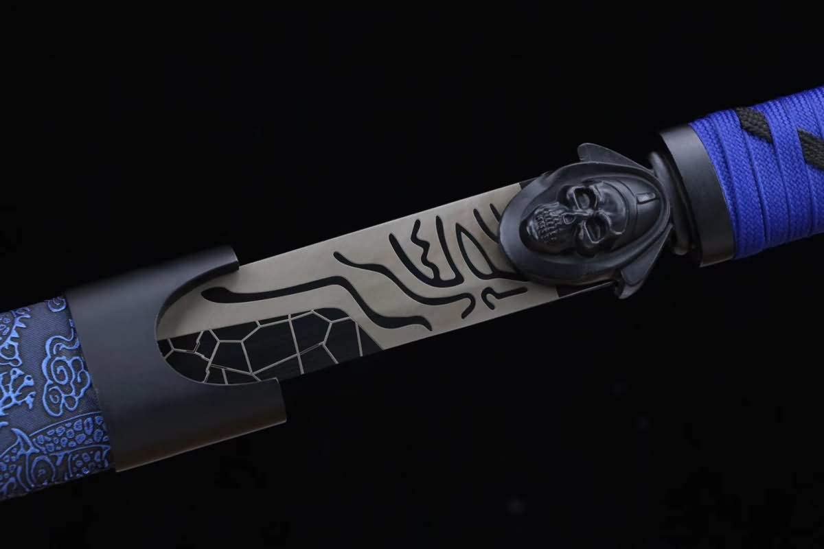 Hand Forged Devil Sword Real Forged 1060 Carbon Steel baldes Alloy Fittings