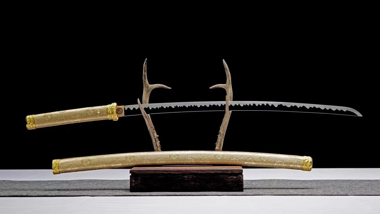 Tang Dao Sword Real Hand Forged High Carbon Steel black Blade,Chinese swords