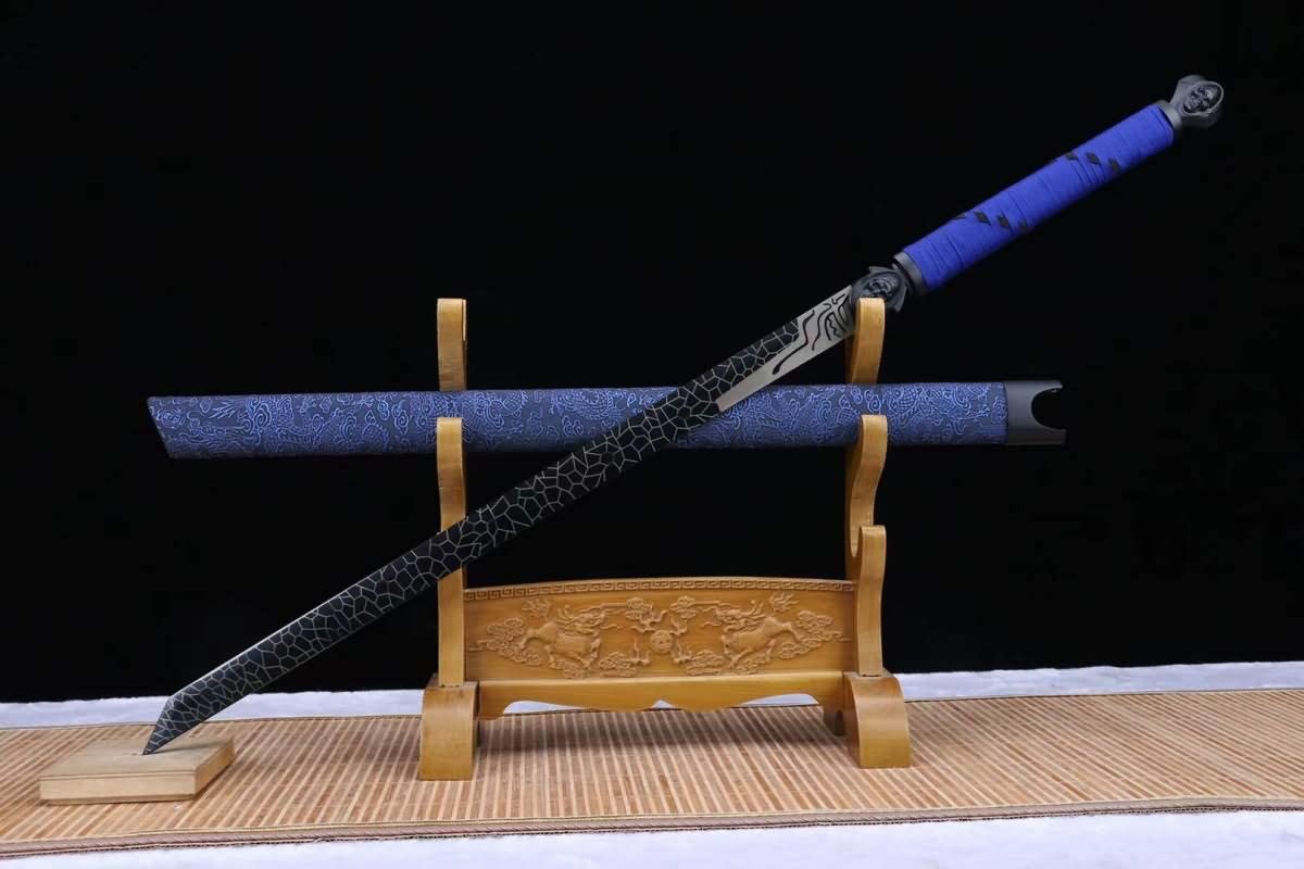 Hand Forged Devil Sword Real Forged 1060 Carbon Steel baldes Alloy Fittings