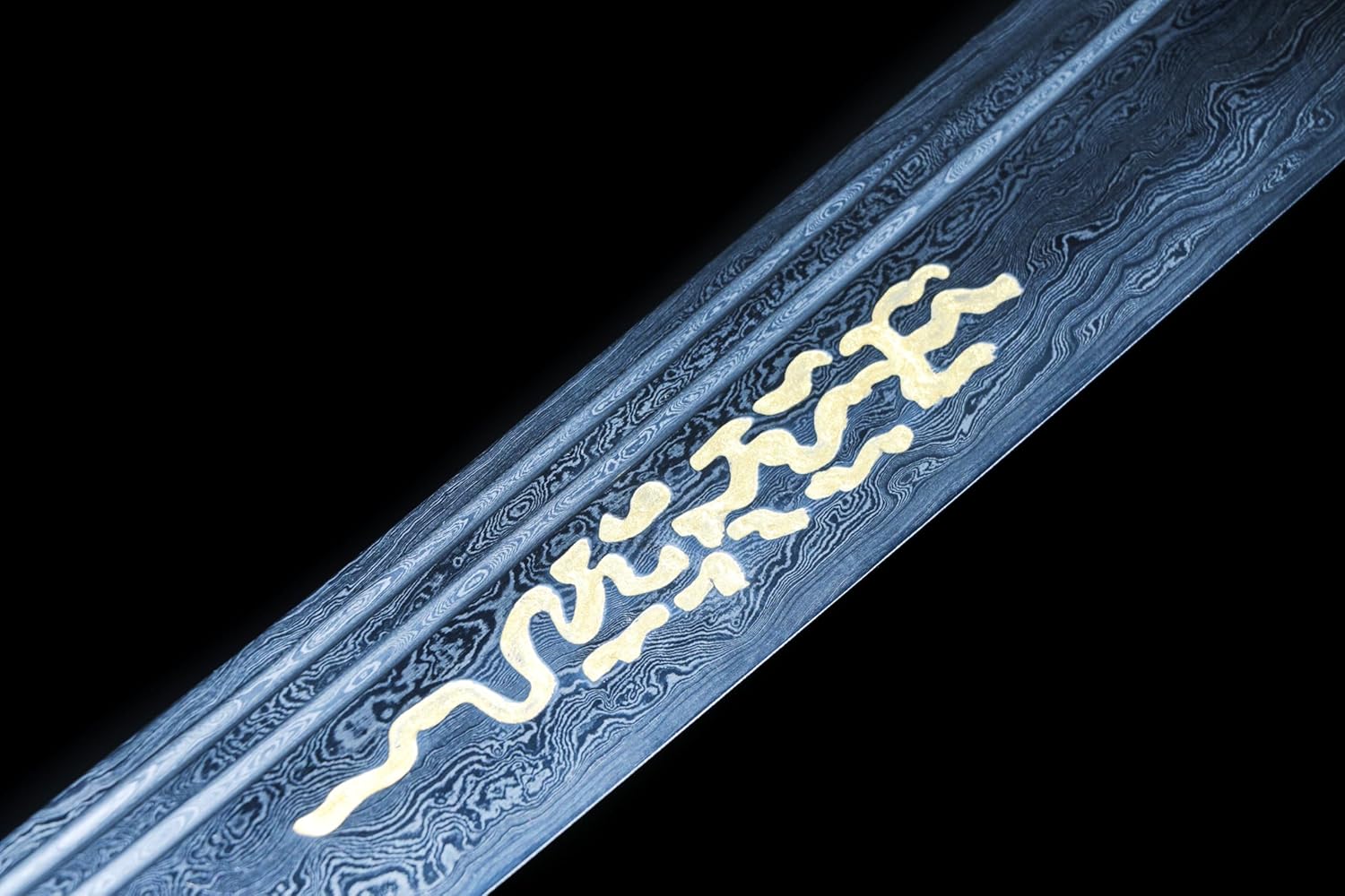 Hand Forged Kangxi Dao ¨C Damascus Steel Chinese Sword