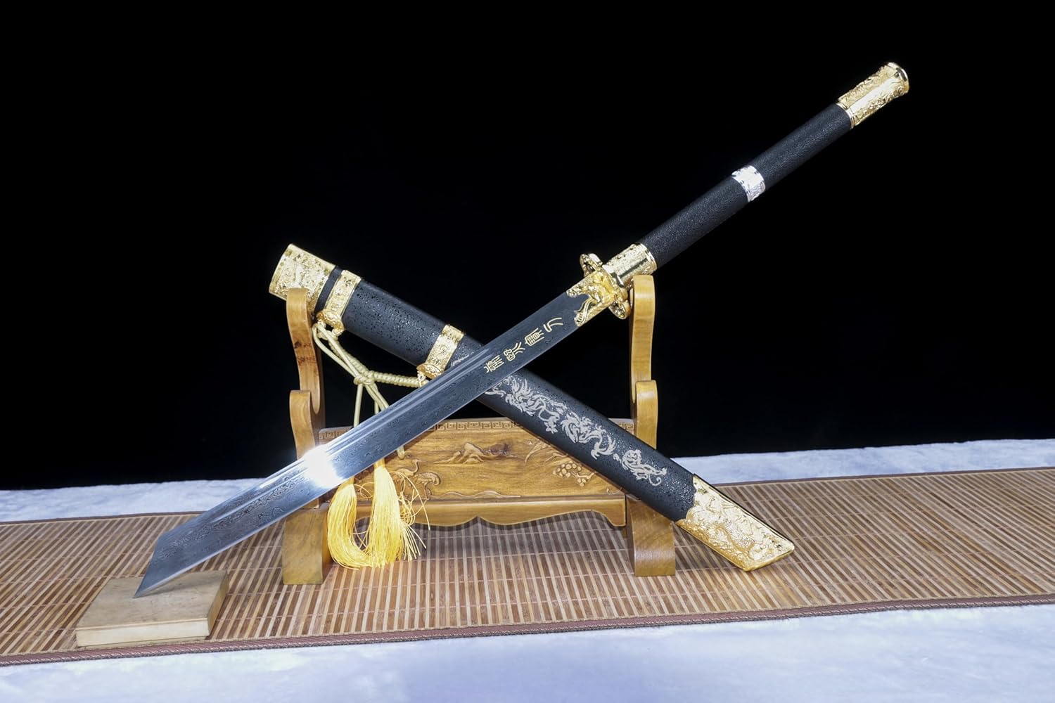 Hand Forged Kangxi Dao ¨C Damascus Steel Chinese Sword