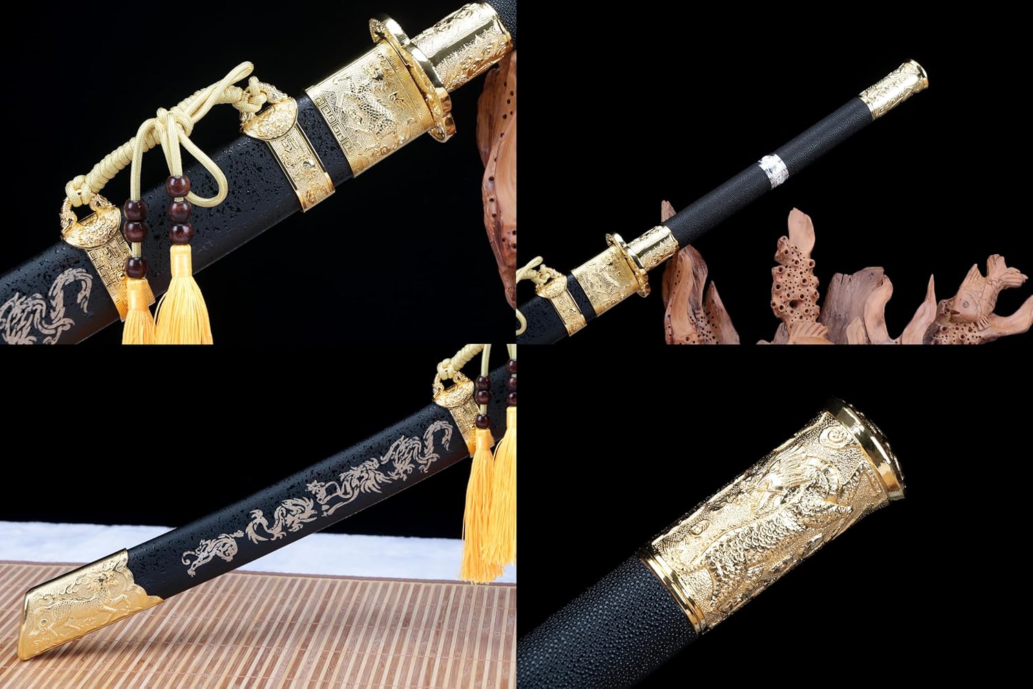 Hand Forged Kangxi Dao ¨C Damascus Steel Chinese Sword