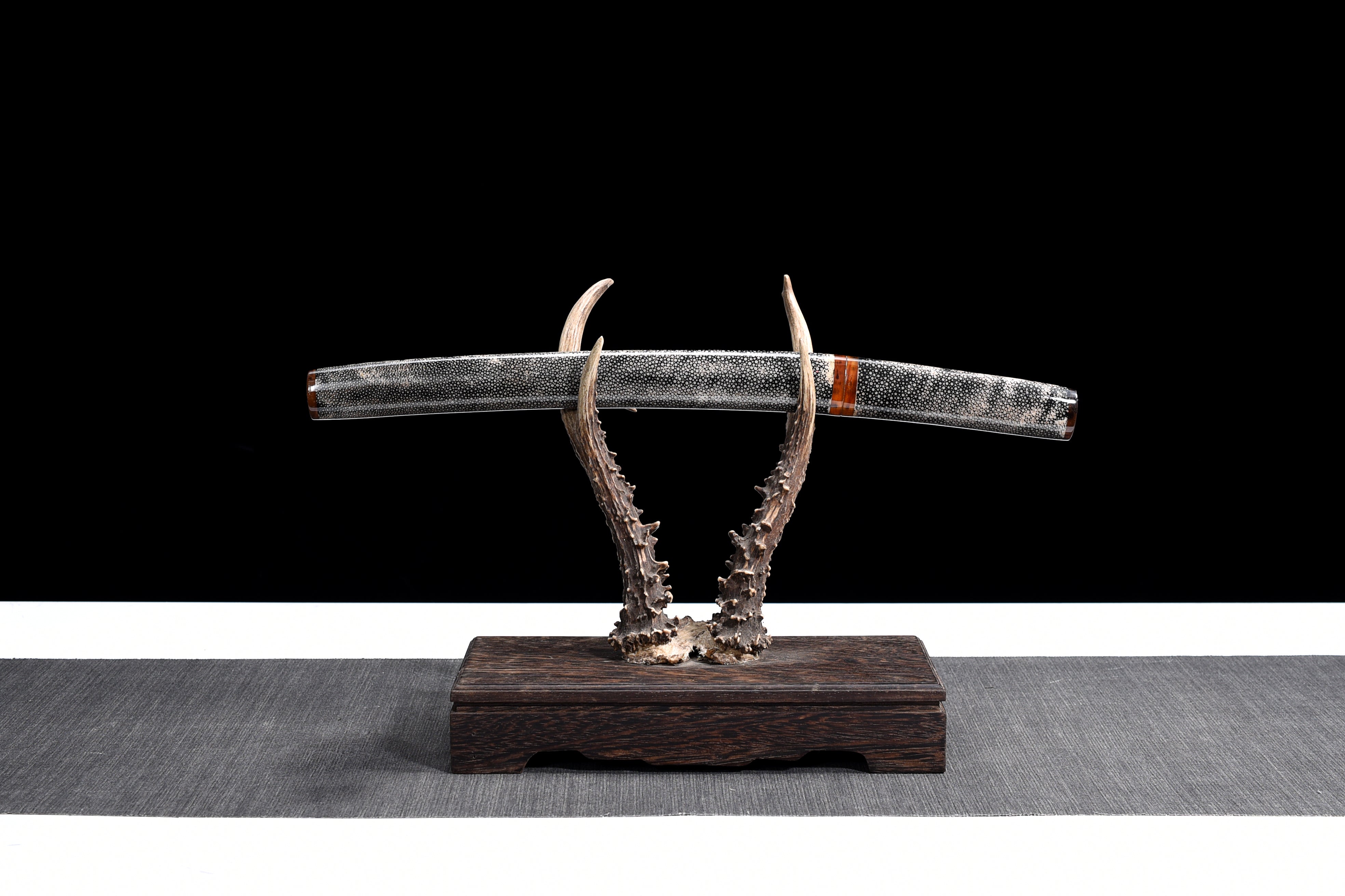 Hand Forged Japanese Tanto Kurogane Star Blade(Damascus Steel)