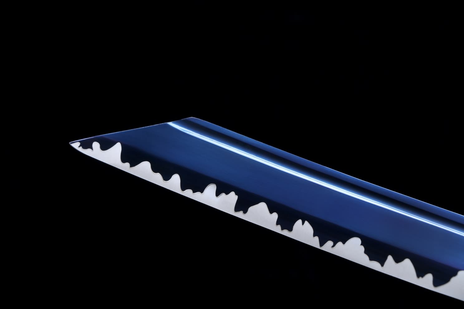 Kangxi Treasure Sword - High Carbon Steel Blade, Solid Wood Carved Scabbard