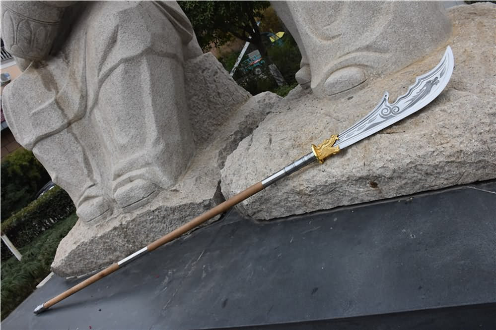 Kwan dao,Guan dao,High carbon steel,Hardwood rod - Chinese sword shop