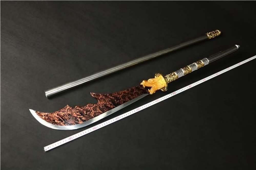 Kwan Dao,Guan dao,High carbon steel color blade - Chinese sword shop