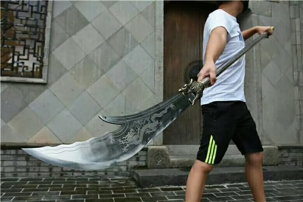 Guandao,Kwan Dao(High carbon steel lade)Length 78" - Chinese sword shop