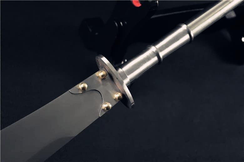 Guan Gong,Moon Broadsword/High carbon steel blade,Stainless steel rod - Chinese sword shop