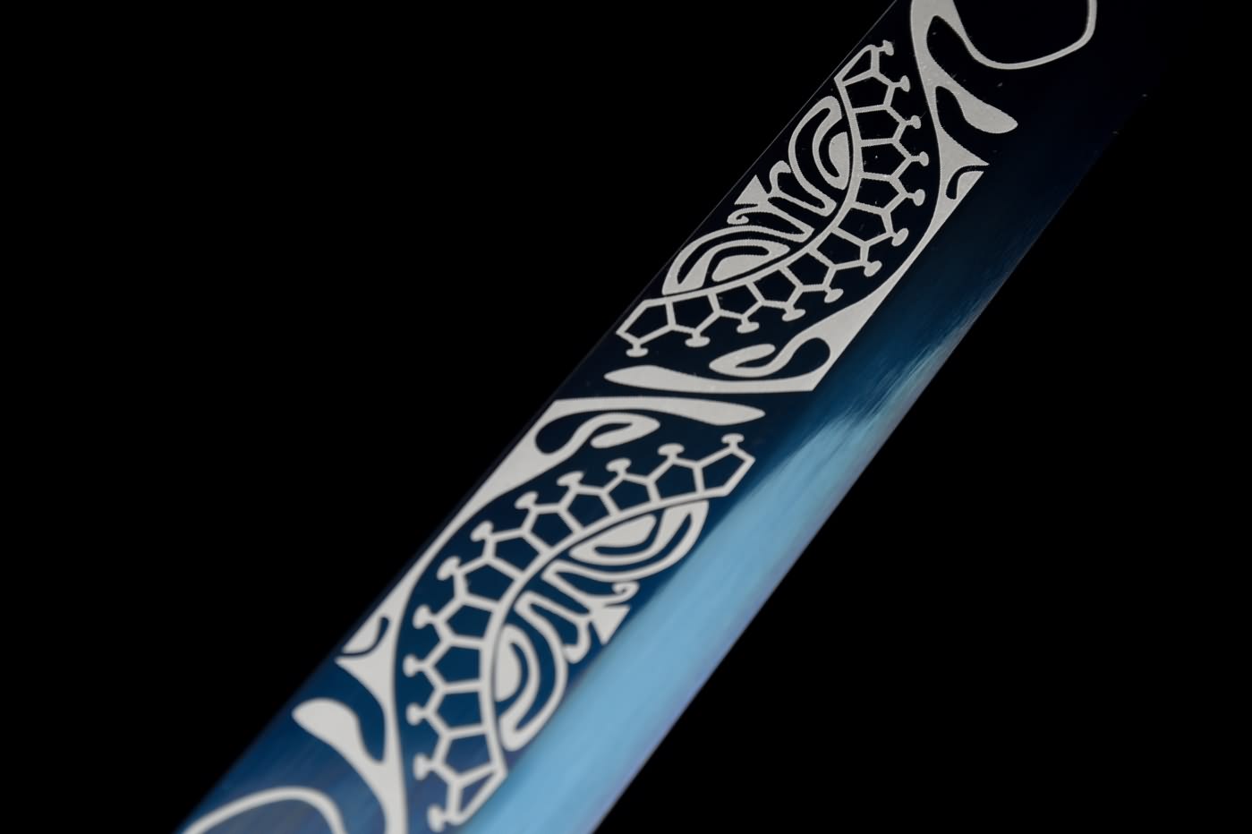chinese sword,Dragon Tang dao,High Carbon Steel Blue Blade,Alloy Fittings,Silver Appearance,LOONGSWORD