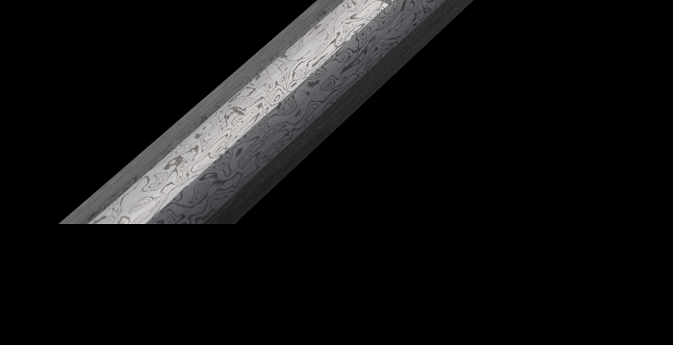 Handmade Sword of Leaning Heaven Han sword (Damascus steel)