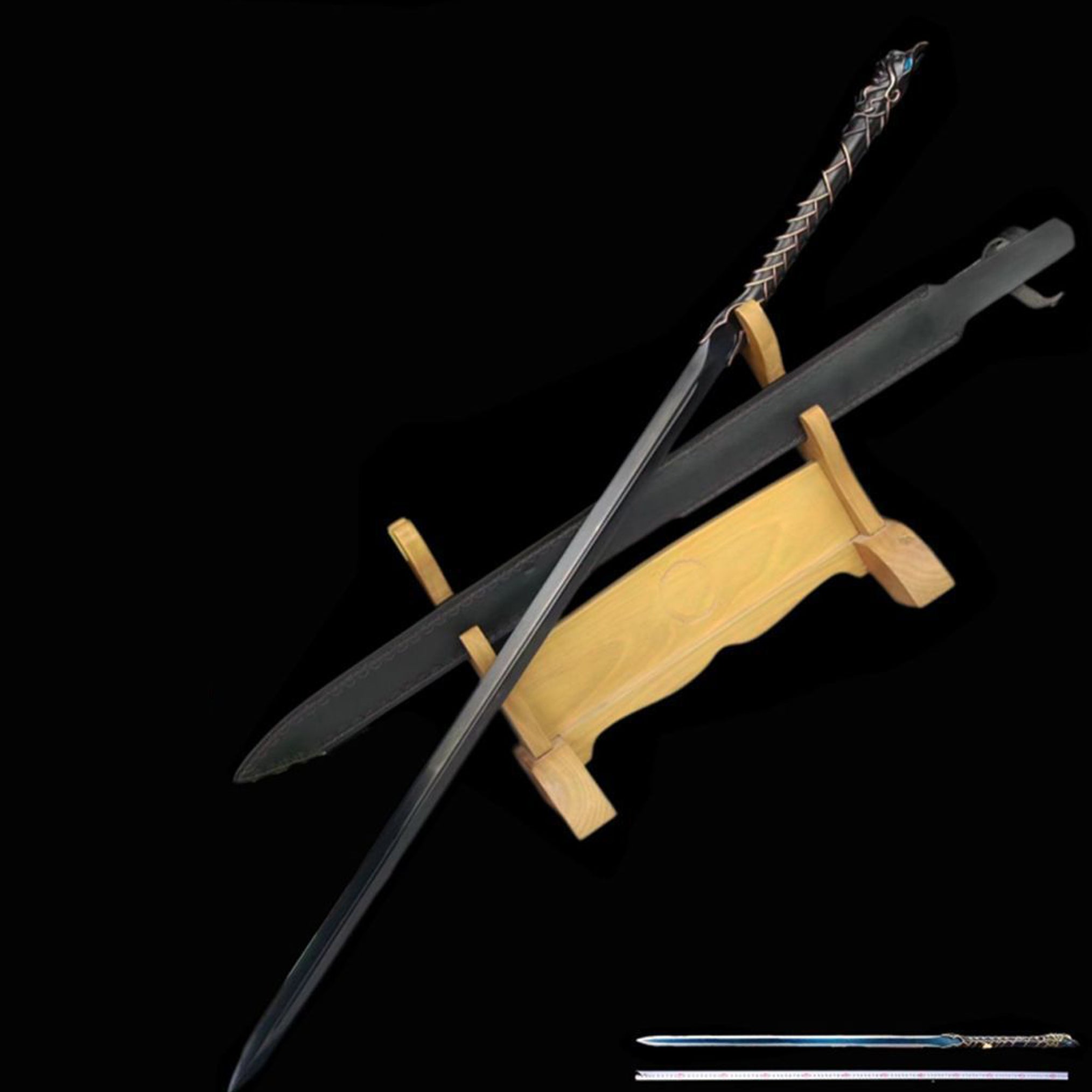 Hand-forged Chinese Paladin 3 Wangshu Sword（1060 Carbon Steel）