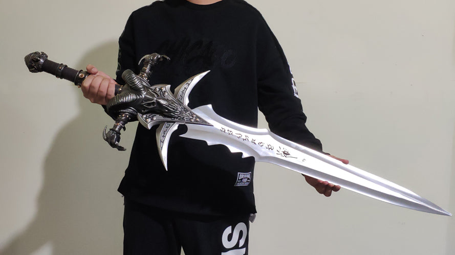 World of Warcraft Arthas Menethil Frostmourne Dull Metal 2.0 Recast single sword