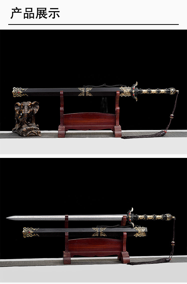 Handmade Sword of Leaning Heaven Han sword (Damascus steel)