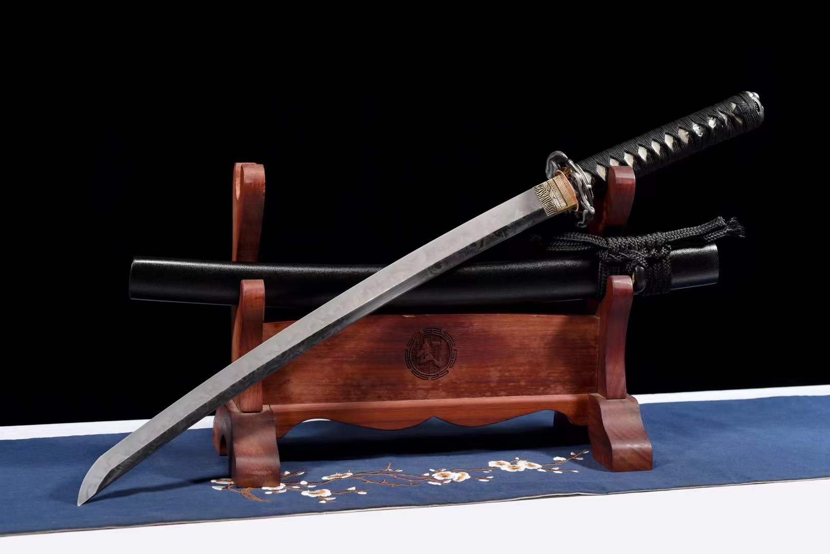 Hand Forged Japanese Wakizashi Python Serpent