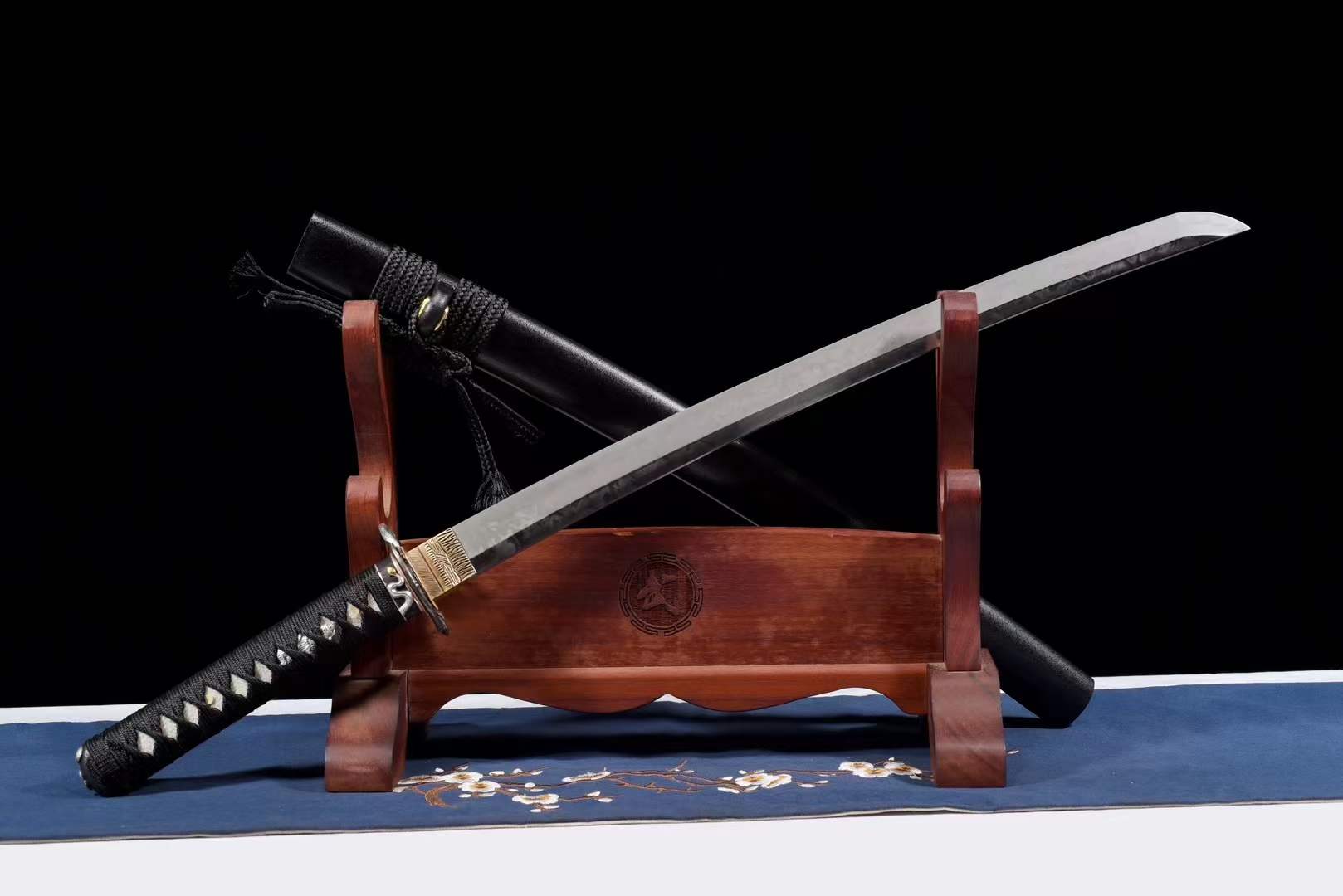 Hand Forged Japanese Wakizashi Python Serpent