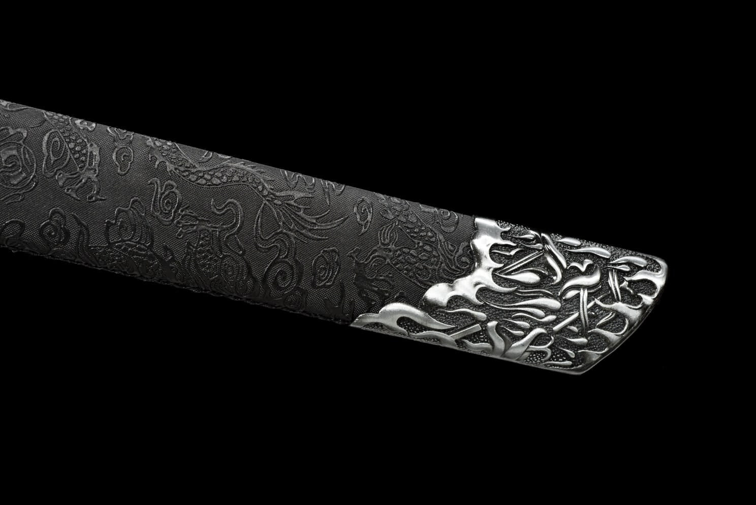 LOONGSWORD,chinese sword,Dragon Tang dao,Battle Ready,Hand Forged High Carbon Steel Blade