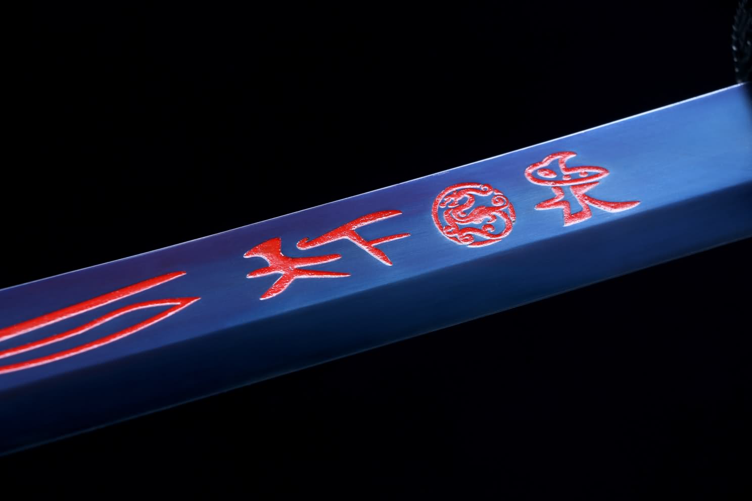 Kangxi Treasure Sword - Premium High Carbon Steel Blade with Woodcarved Scabbard