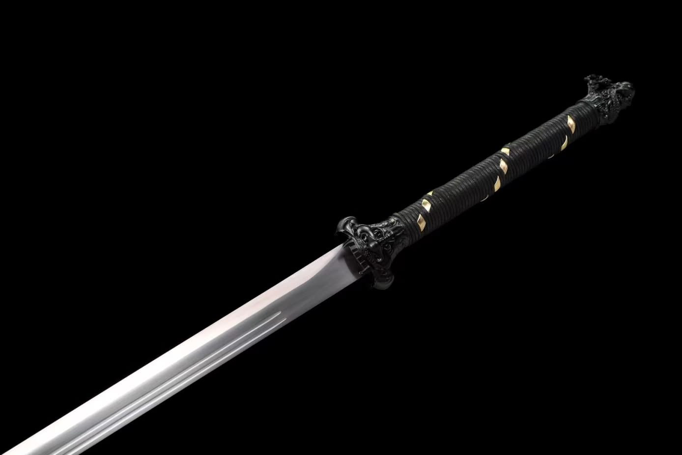 Dragon Tang dao Sword High Carbon Steel Blade,Alloy Fittings,PU Scabbard,LOONGSWORD