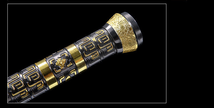 Hand Forged Chinese Qin's Moon Gai Nie Yuanhong Sword (1060 Carbon Steel)