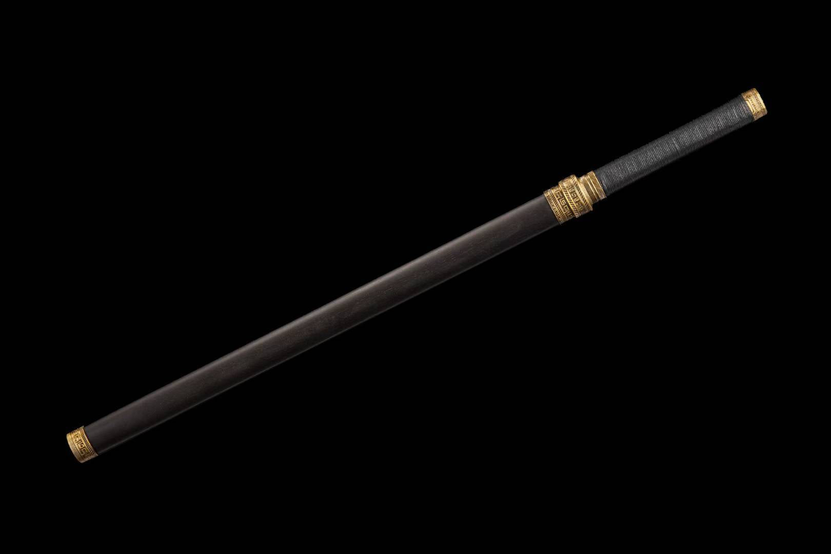 Hand Forged Chinese Psych Ward Divine Slayer anime Starblade Tang Heng Sword(1060 Carbon Steel)