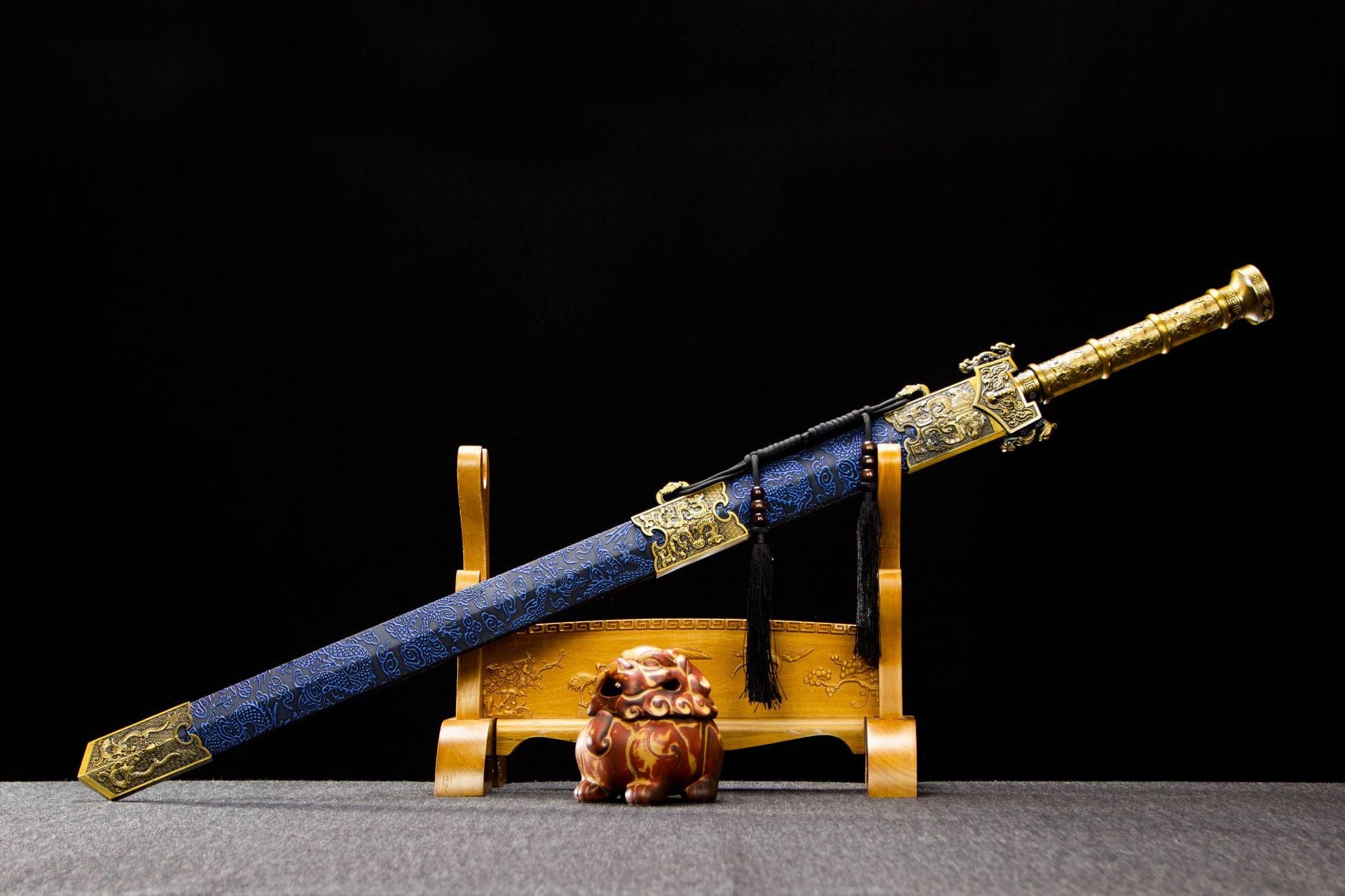 Handmade Sword of the Yue Emperor Han sword (1060 Carbon Steel)