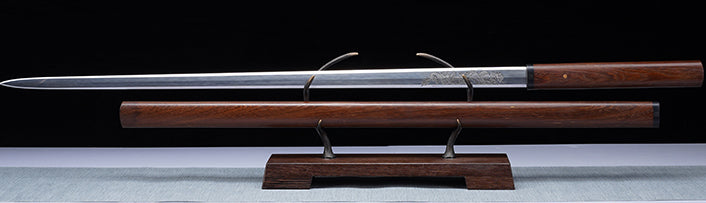 Ruyi Long High manganese steel Tang sword（1060 Carbon Steel）