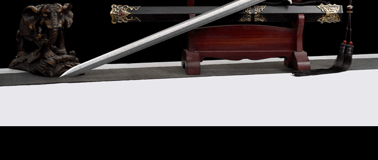 Handmade Sword of Leaning Heaven Han sword (Damascus steel)