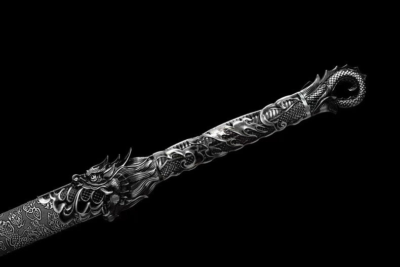 Hand Forged Owl Tang Heng sword(1060 Carbon Steel)