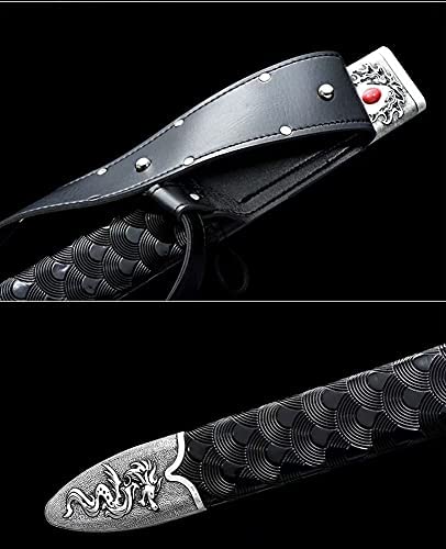 Hand Forged Flying Dragon Knife Battle Ready,Furnishing Articles
