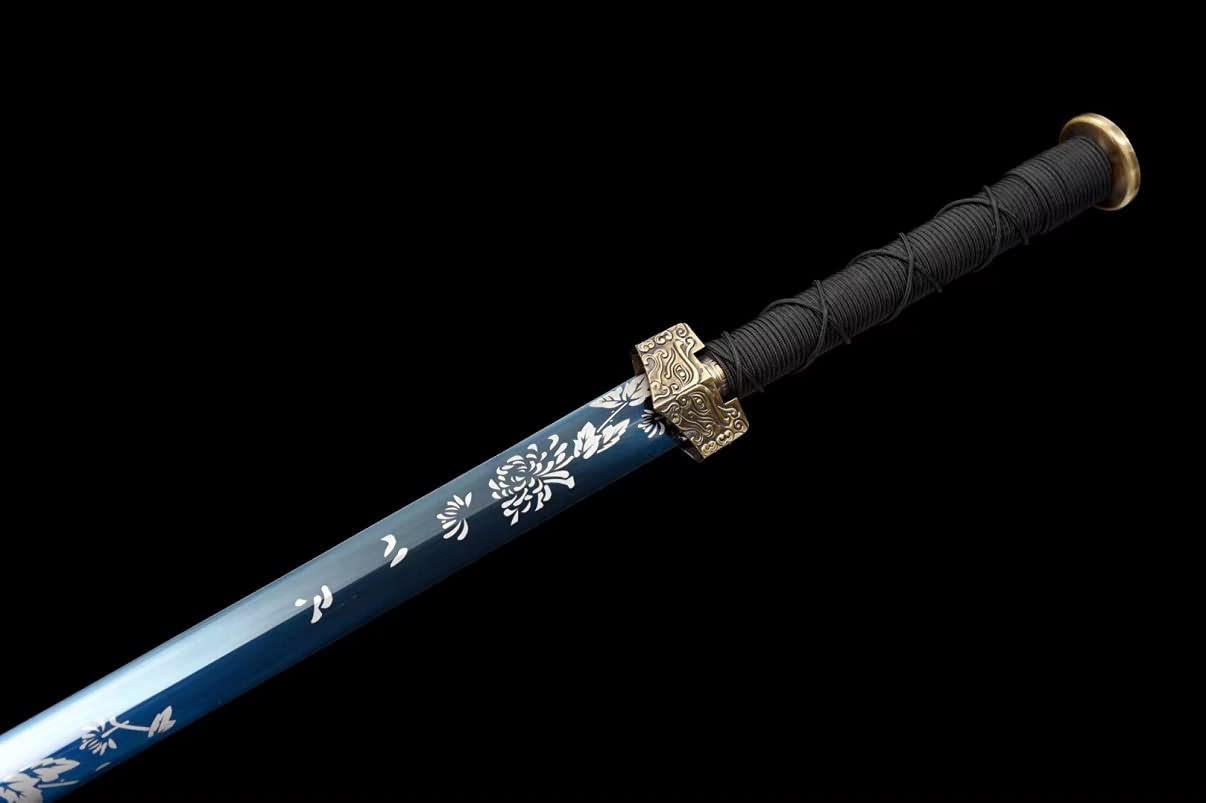 Han jian,Forged High carbon Steel Blue Blade,Heat Tempered,LOONGSWORD