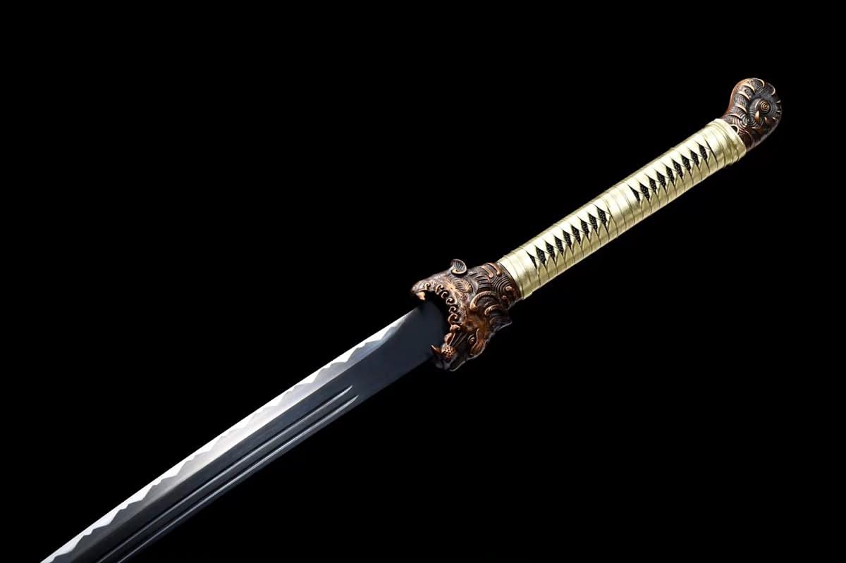 Hand Forged Chinese Sword,Tiger Saber,Hand Forged(1060 Carbon Steel Blade) Battle Ready