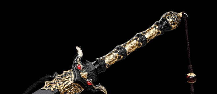 Handmade Sword of Leaning Heaven Han sword (Damascus steel)