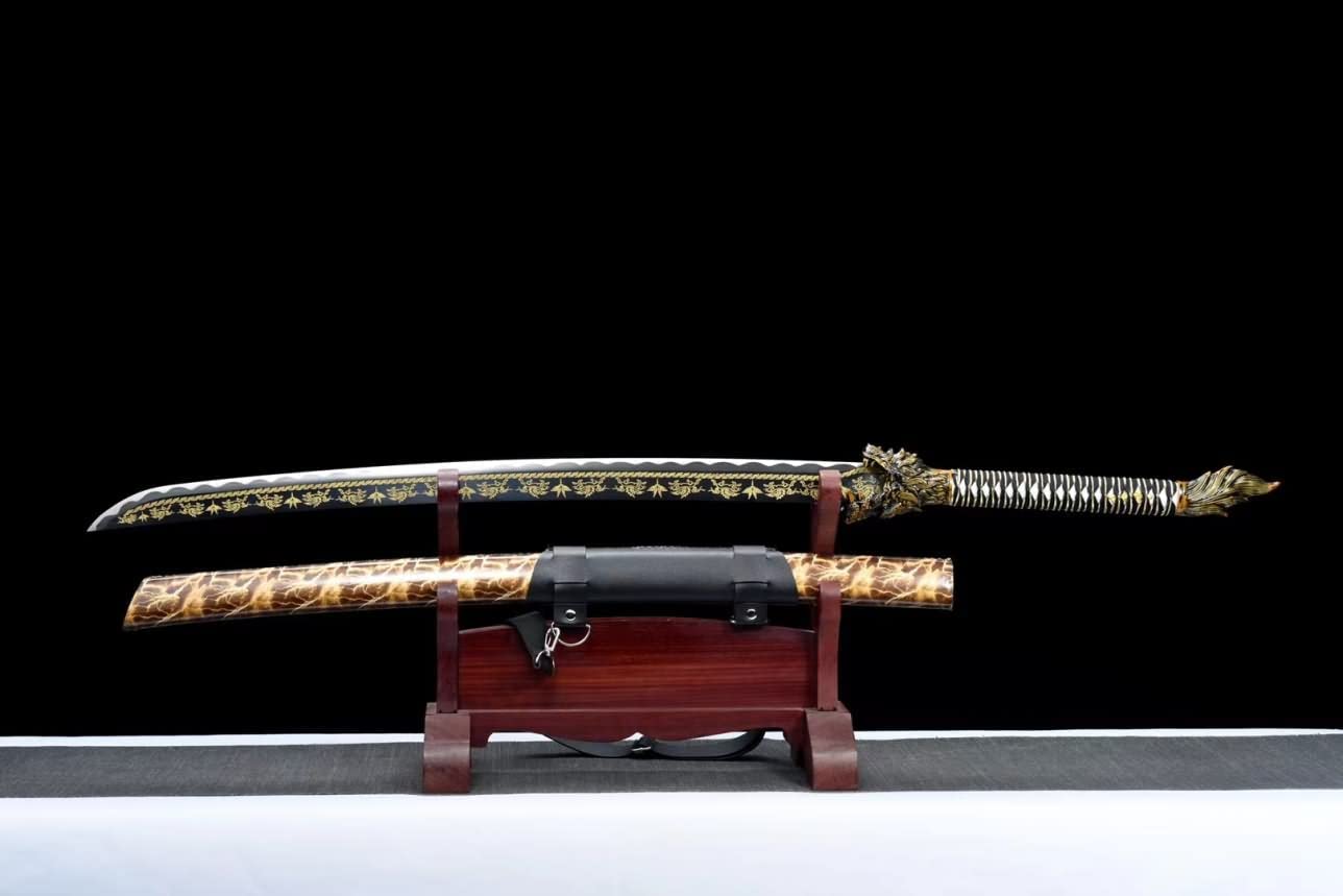 Hand Forged Wolf Machete,Forged 1060 Carbon Steel Blade,Alloy Fittings