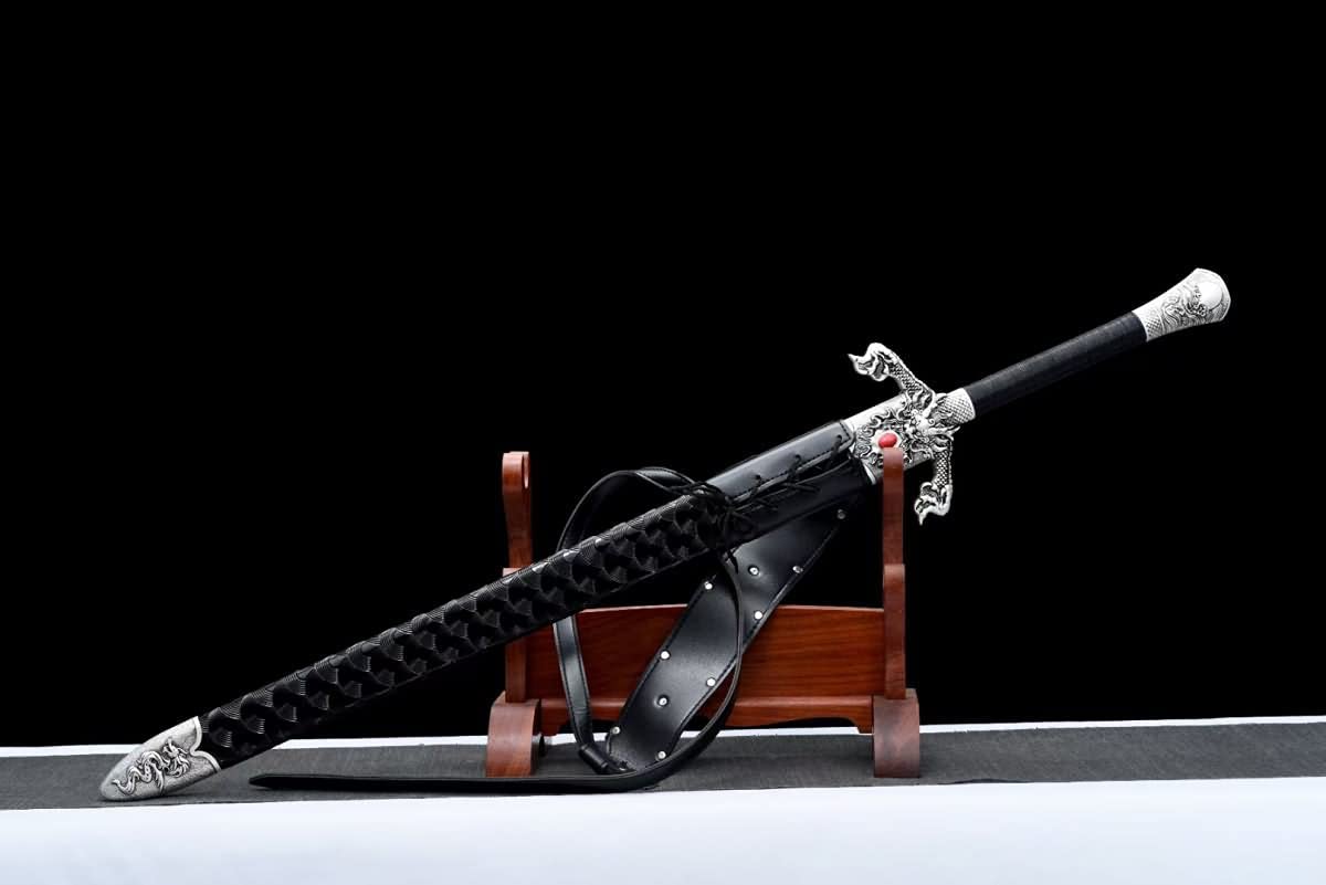 Hand Forged Flying Dragon Knife Battle Ready,Furnishing Articles