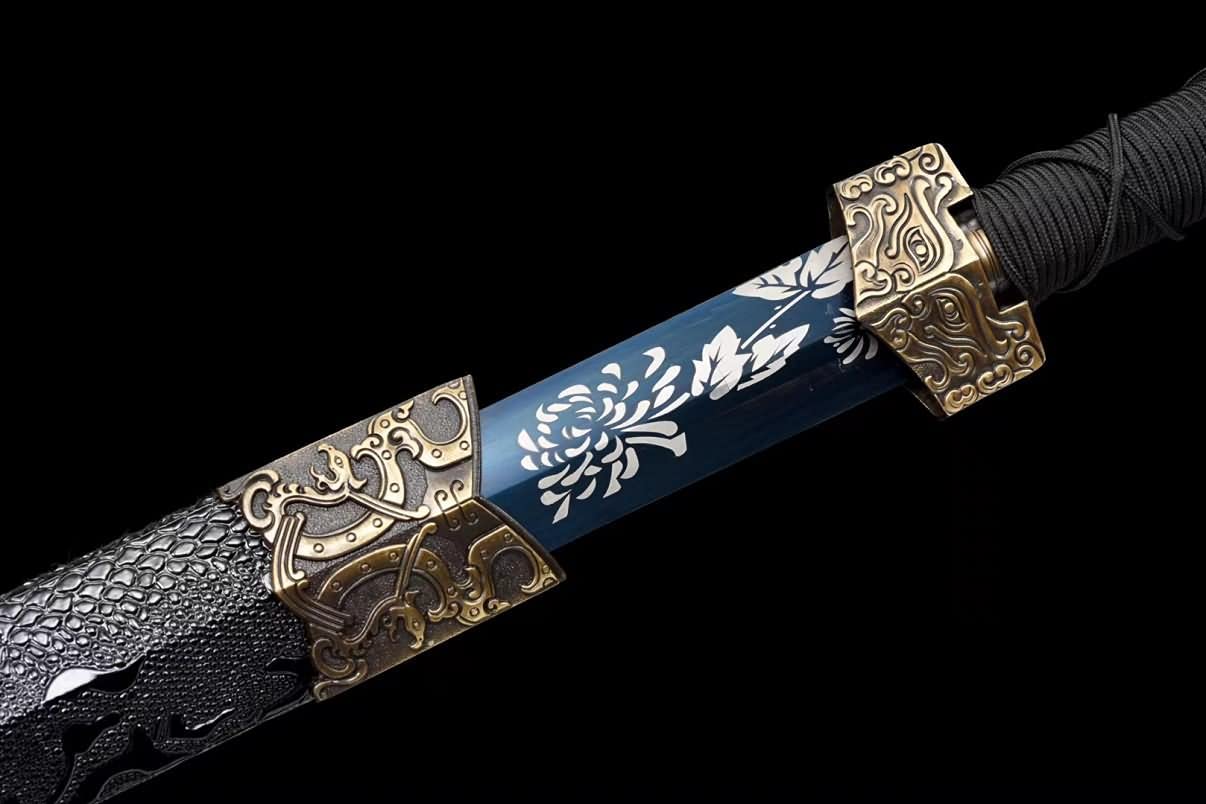 Han jian,Forged High carbon Steel Blue Blade,Heat Tempered,LOONGSWORD