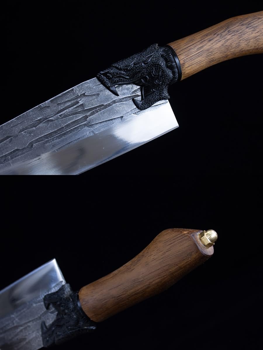 Dragon-Series Chef Knife | 7Cr17Mov Steel & Teak Handle