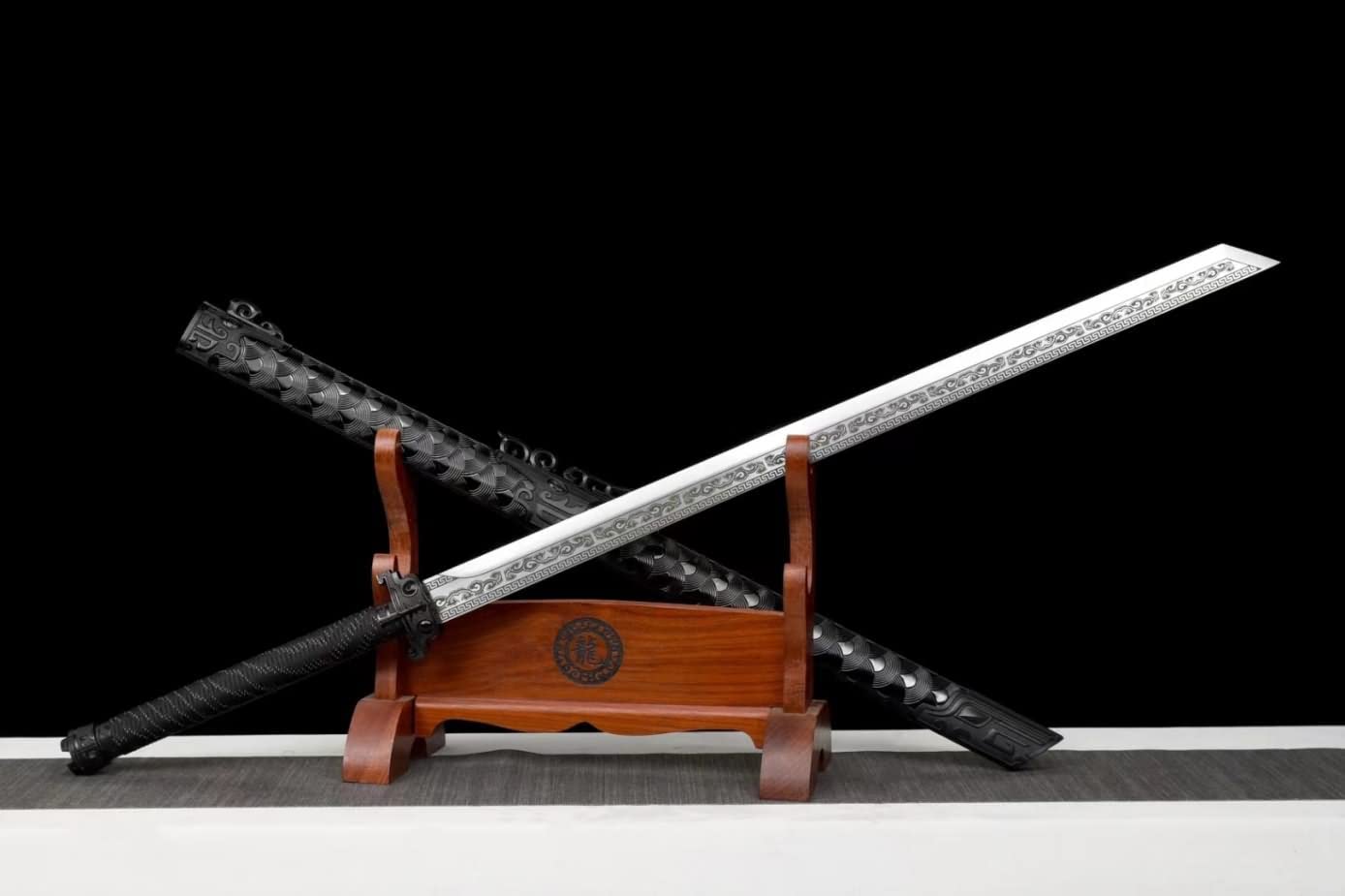 Ancient Chinese Sword Real, high Carbon Steel Blades,Alloy Fittings,CHINESE SWORD