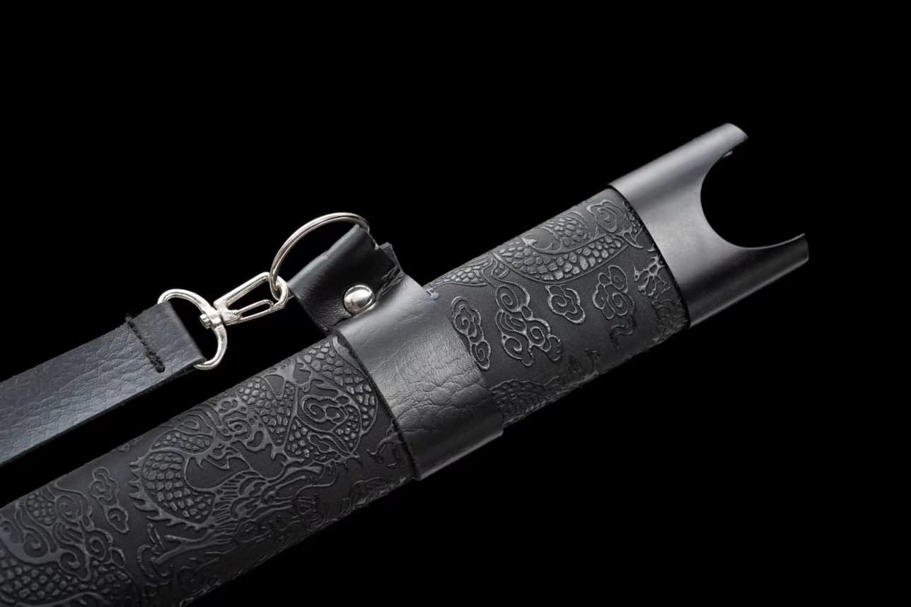Hand Forged Dragon Saber,Forged 1060 Carbon Steel Blade,Alloy Fittings
