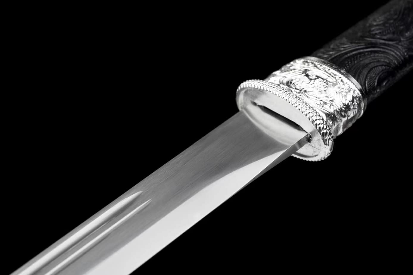 Ring-Headed Han dao high Carbon Steel Blades Martial Arts Weapons,chinese sword