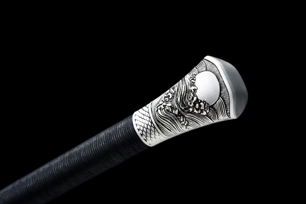 Hand Forged Flying Dragon Knife Battle Ready,Furnishing Articles