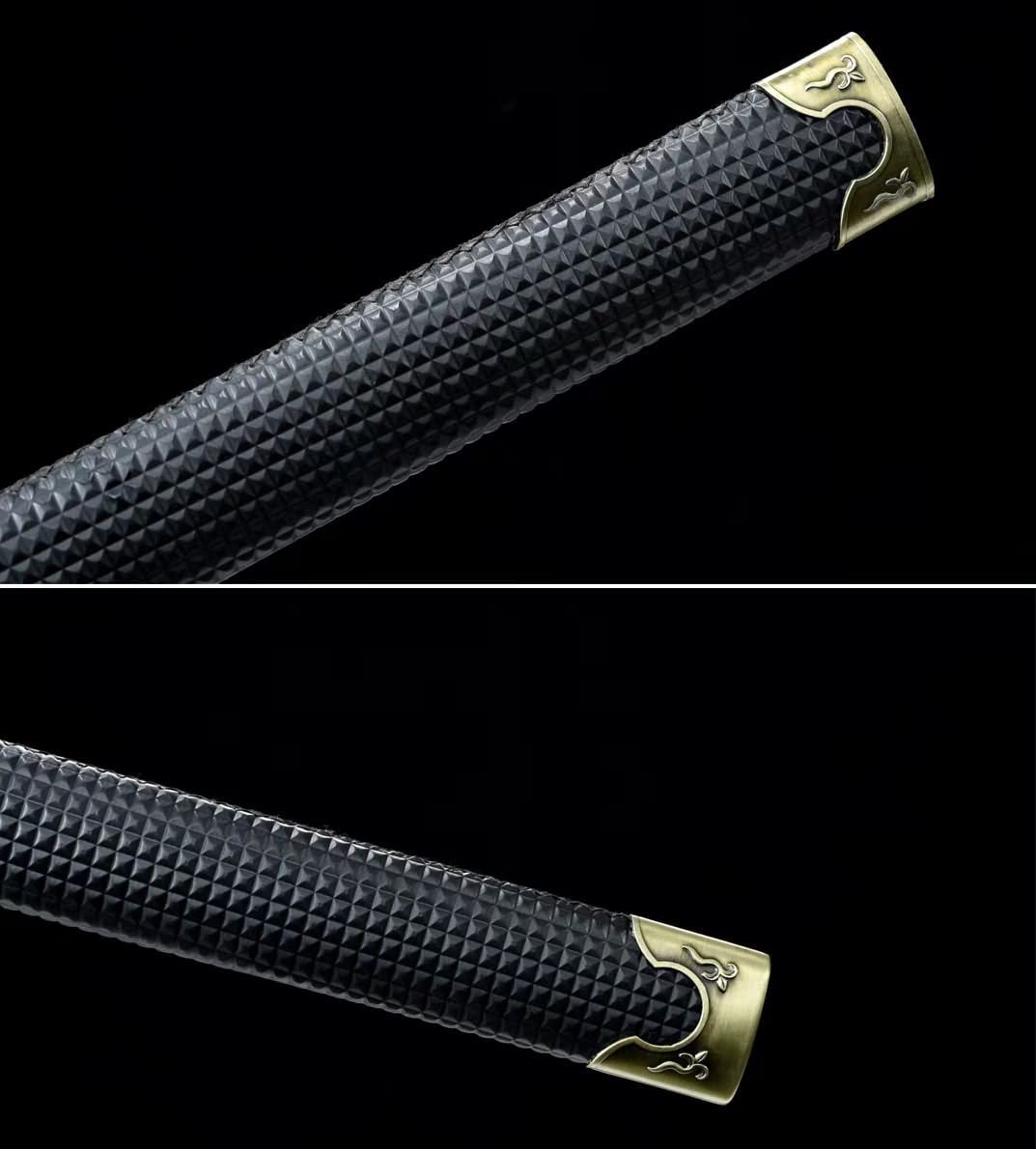 Hand Forged Pei Donglai Saber,Forged 1060 Carbon Steel Blade,Alloy Fittings