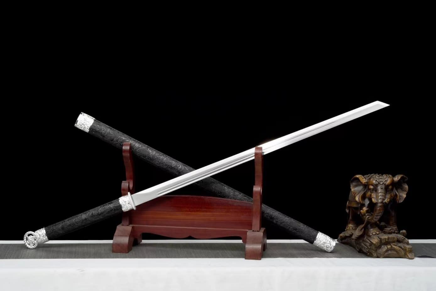 Ring-Headed Han dao high Carbon Steel Blades Martial Arts Weapons,chinese sword