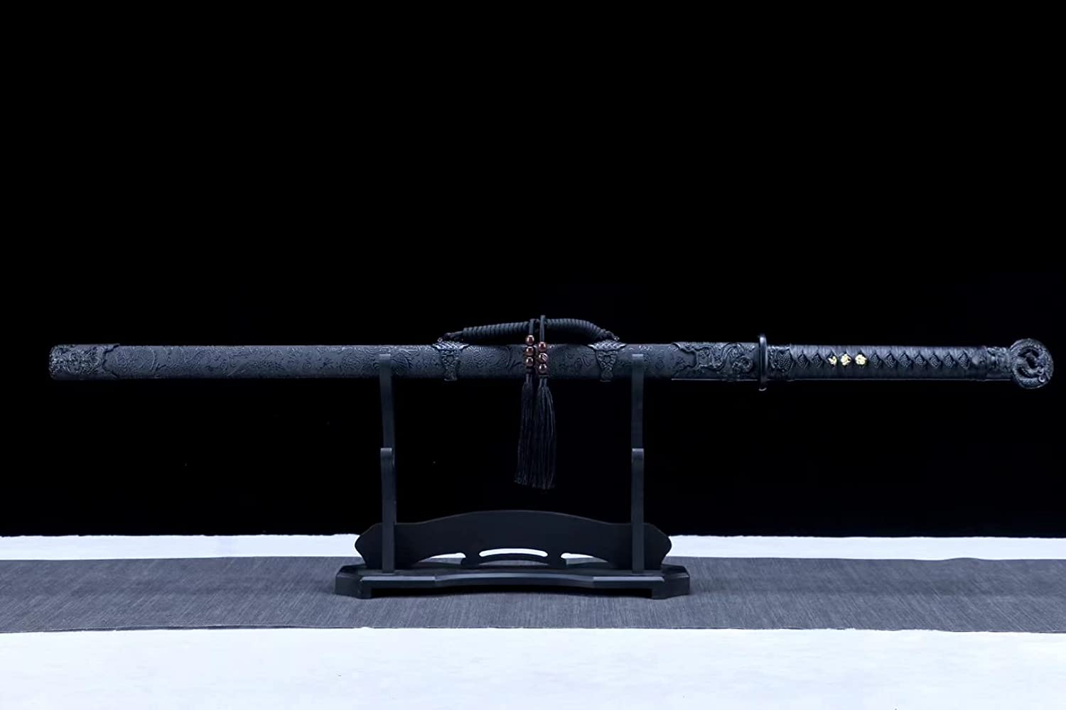 LOONGSWORD,chinese sword,Traditional han jian,Forged Damascus Steel Blade,Alloy Fittings