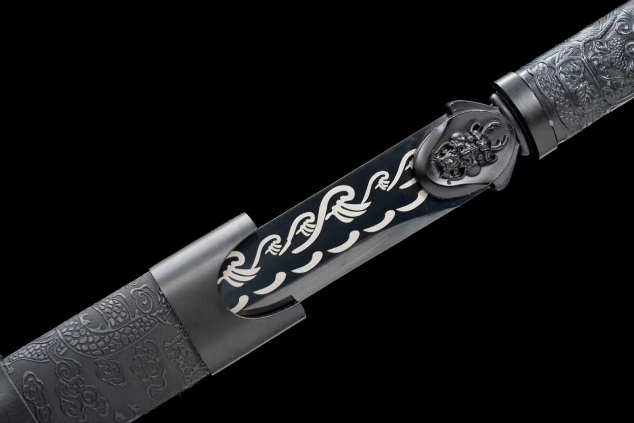 Hand Forged Dragon Saber,Forged 1060 Carbon Steel Blade,Alloy Fittings
