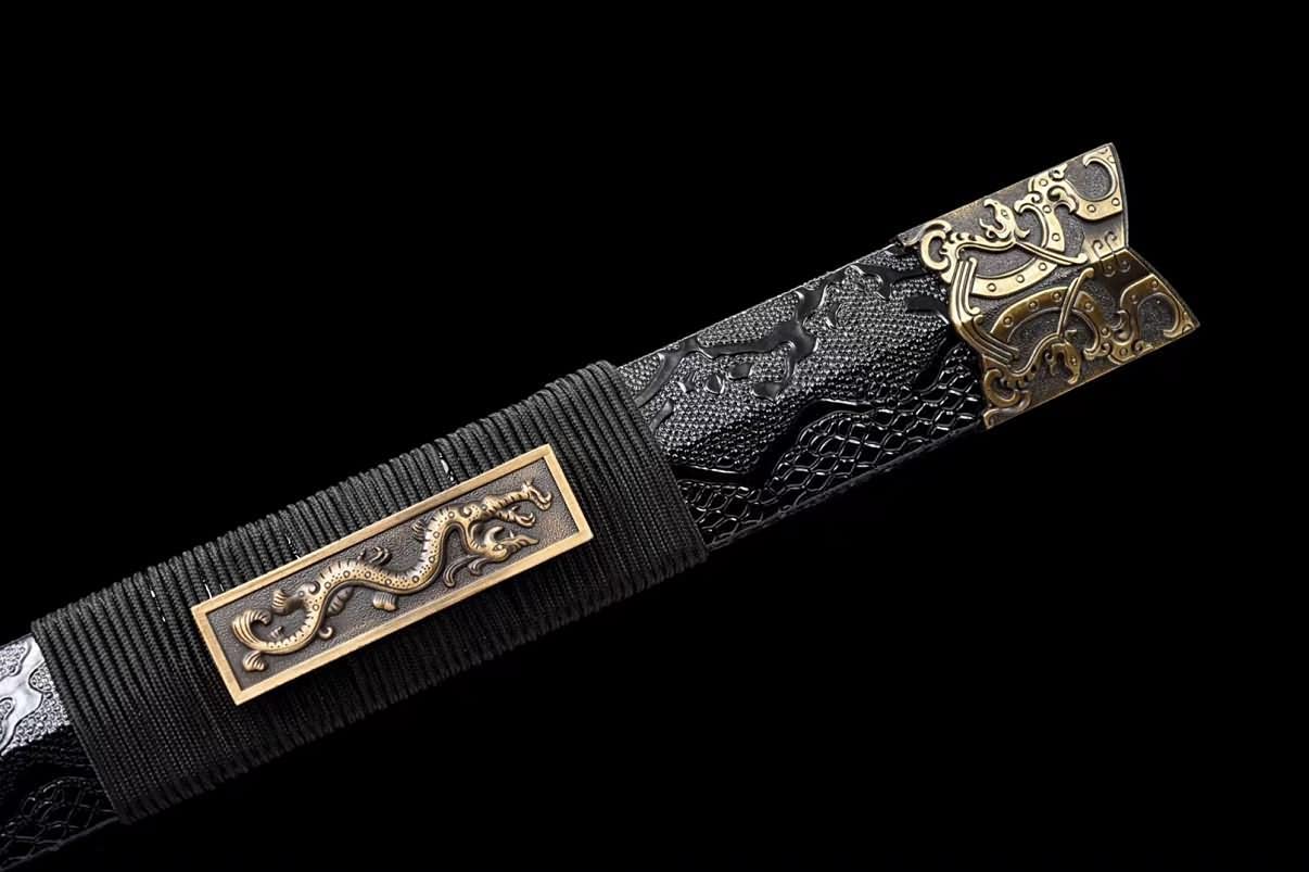Han jian,Forged High carbon Steel Blue Blade,Heat Tempered,LOONGSWORD