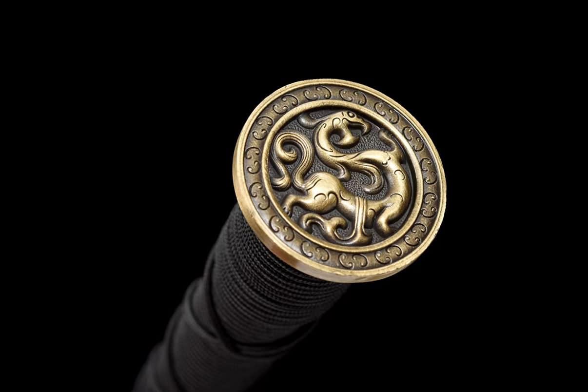 Han jian,Forged High carbon Steel Blue Blade,Heat Tempered,LOONGSWORD